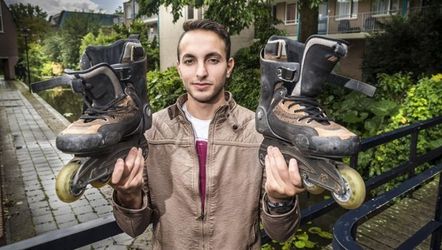 Syrische vluchteling jaagt schaatsdroom na in Twente