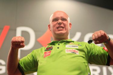 Van Gerwen treft Klaasen in halve finales op Gibraltar