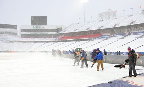 Buffalo Bills zoekt sneeuwschuivers voor play-offduel: '20 dollar per uur'