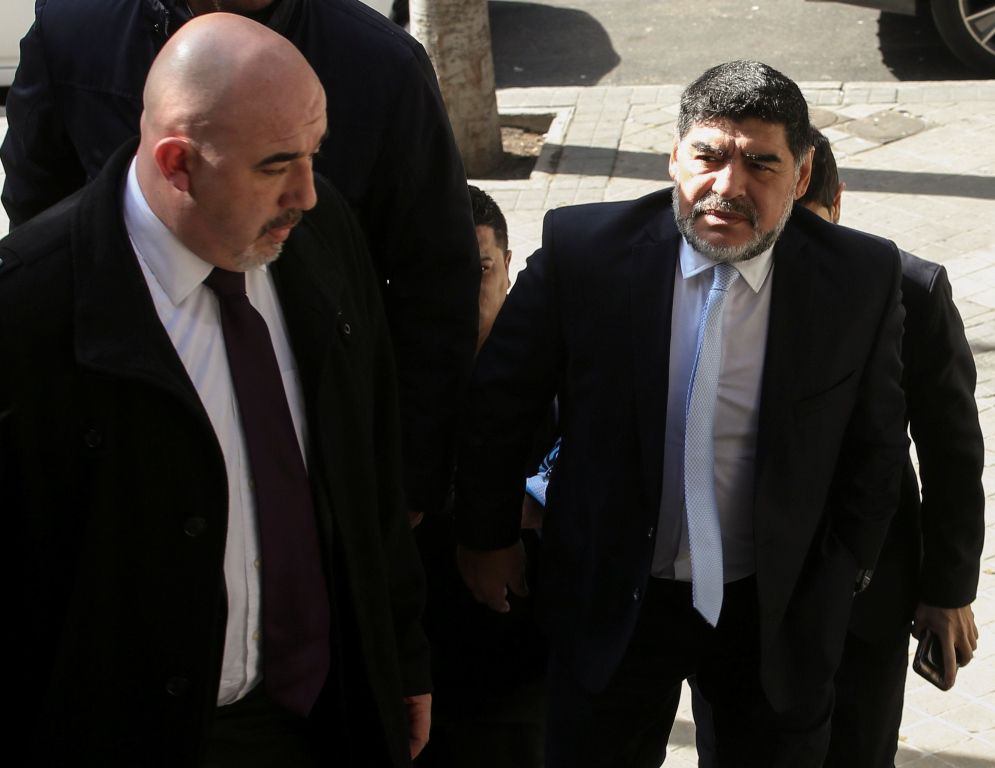 Maradona razend na politie-inval naar aanleiding van 'huiselijk geweld'
