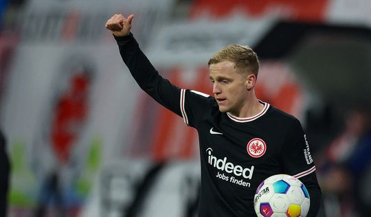 Donny van de Beek debuteert met basisplaats en overwinning bij Eintracht Frankfurt