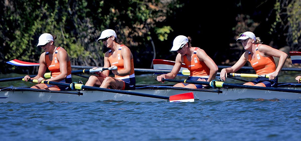 Eerste roeimedaille voor Nederland op EK