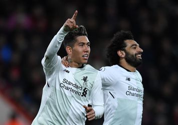 Liverpool wint met dikke cijfers van Bournemouth, Salah wéér trefzeker