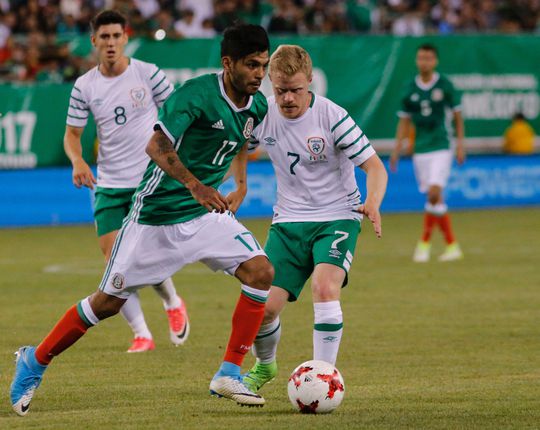 Mexico te sterk voor Ierland in voorbereiding Confederations Cup
