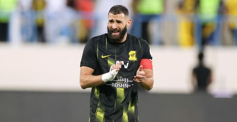 Karim Benzema scoort na roerige week twee goals bij gelijkspel Al-Ittihad: 1-1