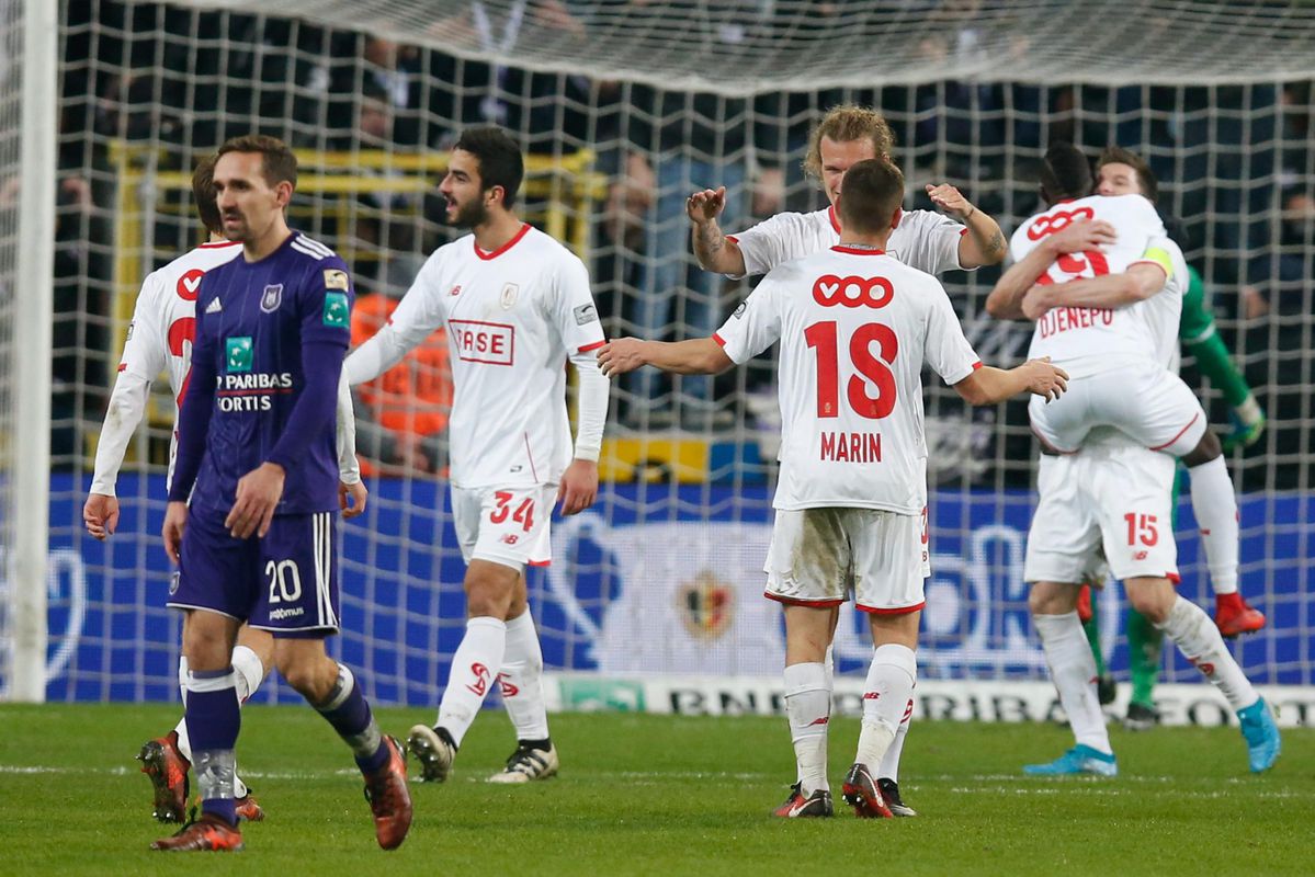 Anderlecht door Standard uit Belgische beker geknikkerd