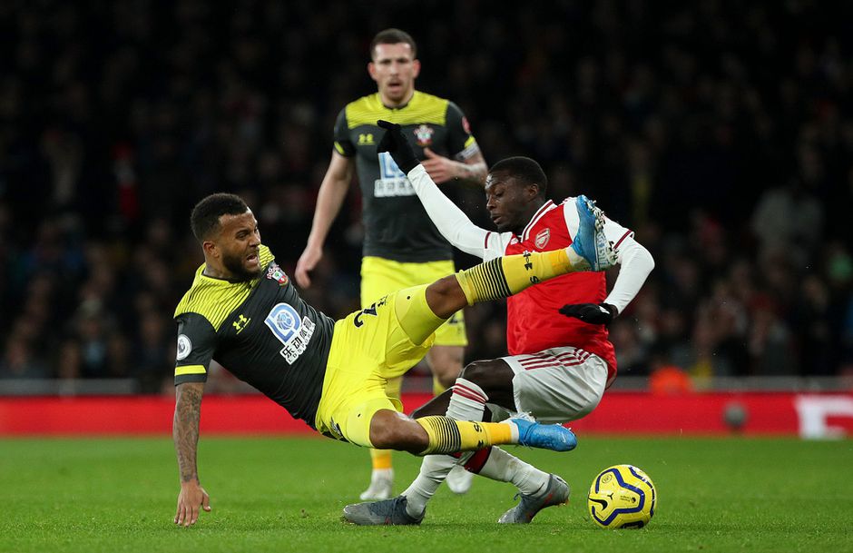 Lacazette voorkomt in absolute slotfase thuisnederlaag Arsenal tegen Southampton
