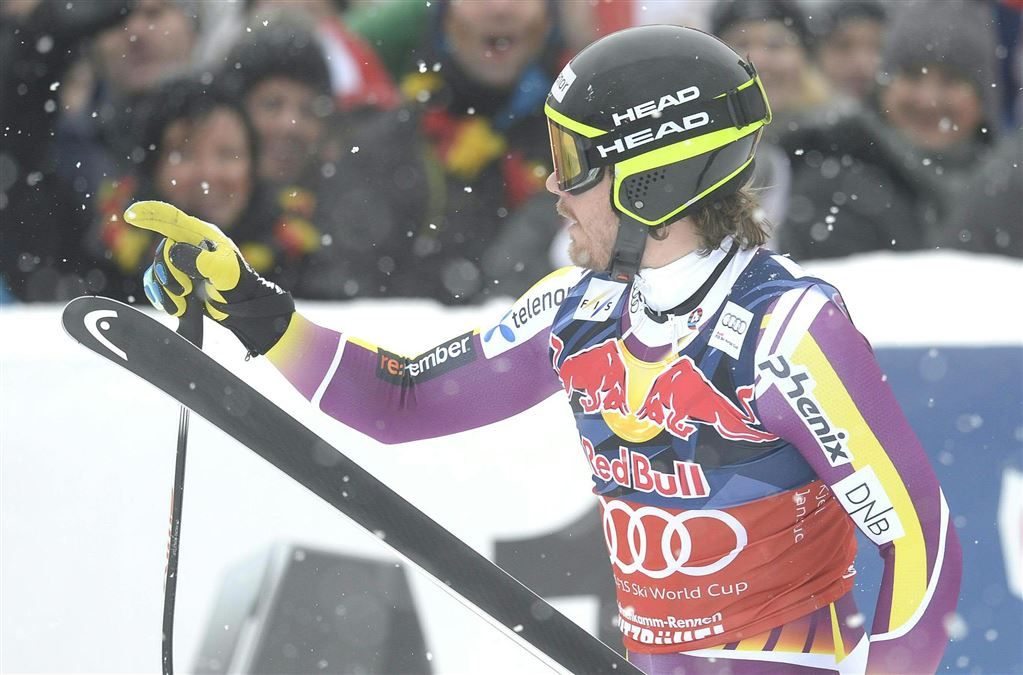 Jansrud nipt sneller dan Paris in Kitzbühel