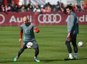 Robben traint weer met groep mee bij Bayern
