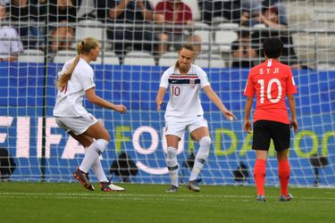 Penalty's helpen Noorwegen langs Zuid-Korea