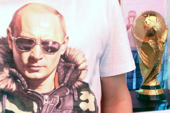 Poetin zelf van de partij bij de WK-loting