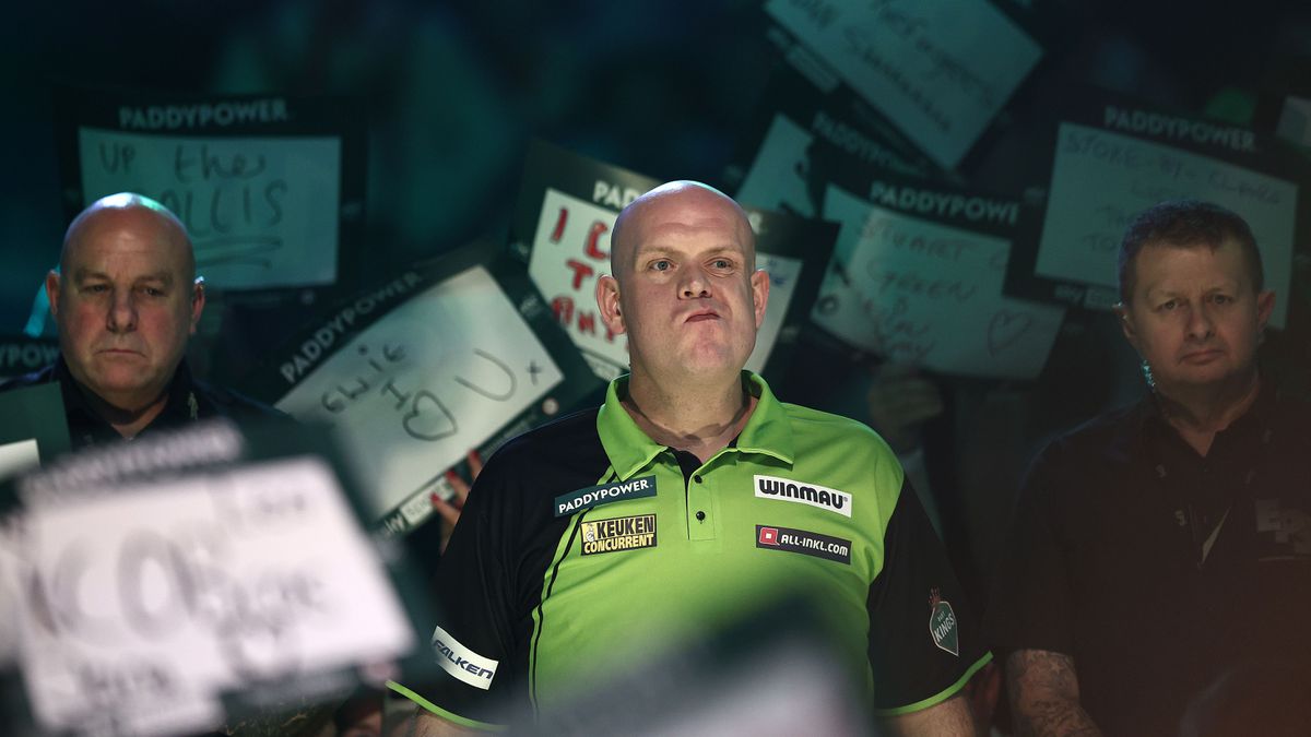 Bekijk hier de legendarische opkomst van Michael van Gerwen op het WK darts