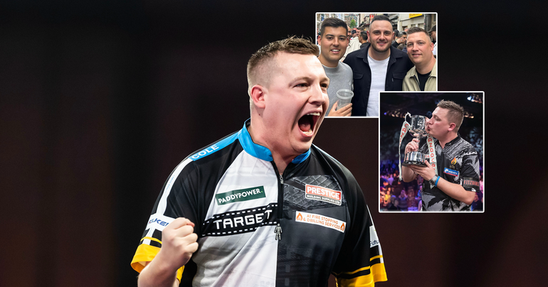 Dit is Chris Dobey: tegenstander van Michael van Gerwen leerde belangrijke les na drama op vorige WK darts