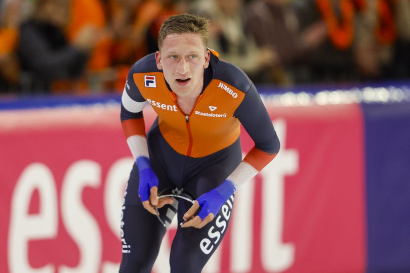 Nederlandse schaatser Beau Snellink baalt ondanks persoonlijk record: 'Ik ben nu eigenlijk meer boos'