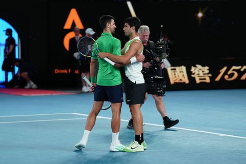 Dit is wat Carlos Alcaraz zei tegen Novak Djokovic na winnen van Australian Open
