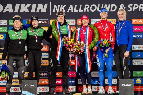 Uitslagen NK sprint en allround | Schulting en Bosker heer en meester, verrassende winnares bij NK allround