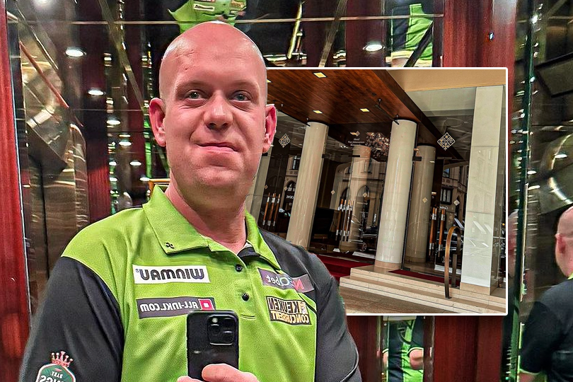 Michael van Gerwen kan uithuilen in luxe hotel na verlies German Darts Grand Prix