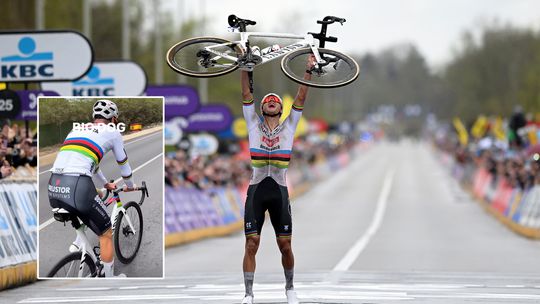 Mathieu van der Poel vloog razendsnel naar Spanje na Ronde van Vlaanderen en profiteert daar nu van