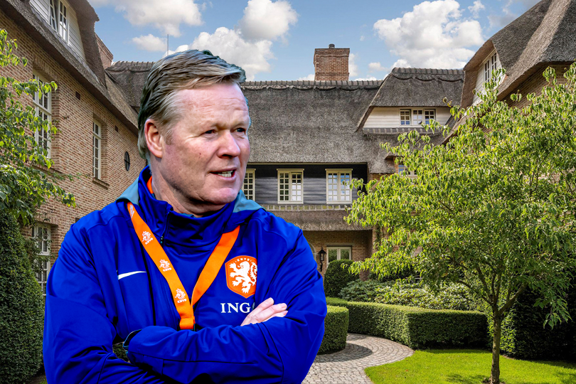 Ronald Koeman koopt met gemaakte winst een miljoenenvilla in het Gooi