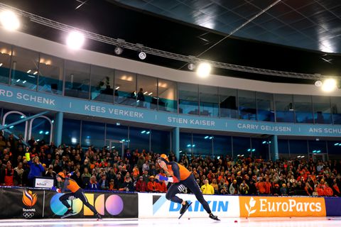 Thialf krijgt bijzonder bezoek, nog altijd hoop op olympisch schaatsen in Nederland