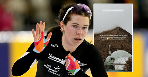 Onlangs gestopte topschaatsster (29) ziet 'hoogtepunt van vakantie' in rook opgaan