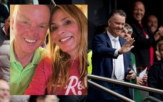 Heleen van Royen (schoonmoeder Suzanne Schulting) ontmoet Louis van Gaal in 'kippentent'