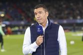 Giovanni van Bronckhorst eerder dit seizoen als analist in De Kuip. © Pro Shots
