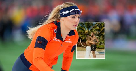 Jake Paul bezorgd om Jutta Leerdam tijdens 'hete' activiteit op het strand: 'Je wordt ontvoerd daar'