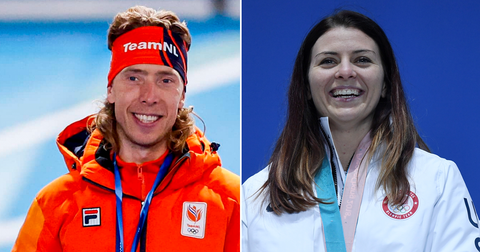 Topschaatser Jorrit Bergsma vliegt hele wereld over voor speciale avond van bekende geliefde: 'Trots op jou'