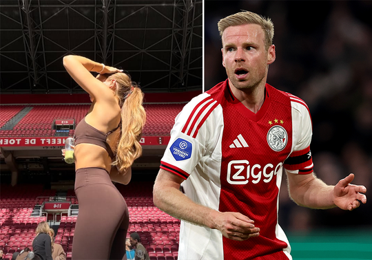 Laura Benschop (vrouw van Davy Klaassen) treedt in voetsporen Ajacied met sportief uitstapje