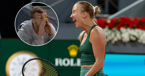 Tenniskoppel Tallon Griekspoor en Anastasia Potapova belandt in verhitte discussie: 'Geloof eens in jezelf!'