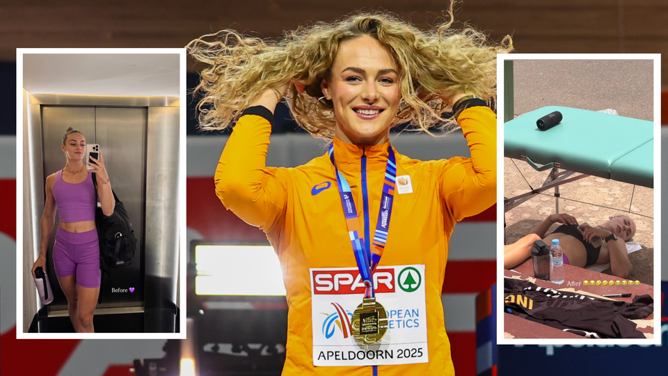 Verschil tussen 'voor' en 'na' op foto's van topatlete Lieke Klaver spreekt boekdelen image