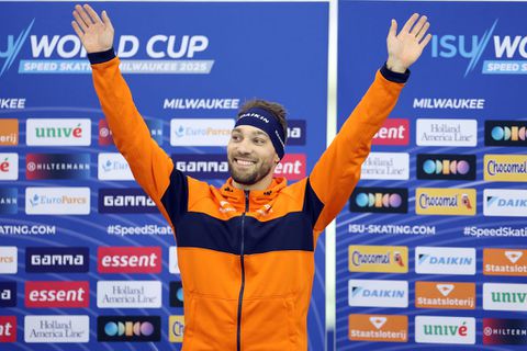 Prachtige momenten: topschaatsers Irene Schouten en Kjeld Nuis zetten zich in voor hele bijzondere actie