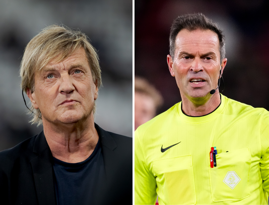 Scheidsrechter Bas Nijhuis zorgt voor ongeloof bij Wim Kieft: ‘Liggend, zes vrouwen om hem heen’