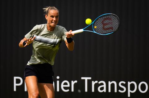 Arantxa Rus plaatst zich overtuigend voor tweede ronde op Wimbledon