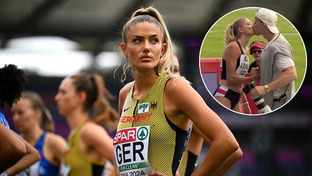 'Meest sexy atlete ter wereld' breekt harten van miljoenen fans na kus met fotograaf