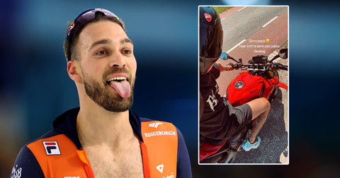 Eigenwijze Kjeld Nuis zegt sorry tegen zijn moeder na gevaarlijke actie in de hitte