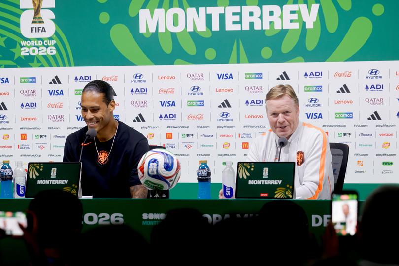 Virgil van Dijk en Ronald Koeman eerder dit WK voetbal © Getty Images