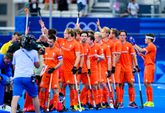 De Nederlandse hockeyers kregen goed nieuws in Parijs. ©Getty Images