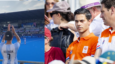 'Roberto' Jetten verschijnt in opvallende outfit op Olympische Spelen, hockeyende vriend kan het wel waarderen