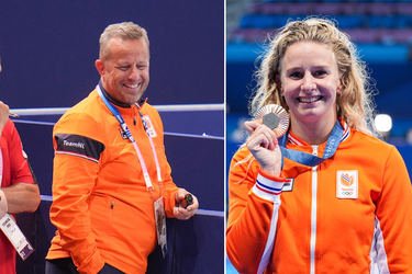 Zwemster Tes Schouten draagt bronzen medaille op aan coach: 'Hij heeft zich zo klote gevoeld dit jaar'