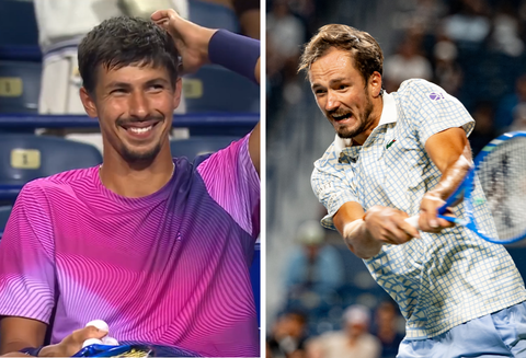 Toptennisser barst in lachen uit na bizarre actie van tegenstander: 'Waar is hij naartoe?'