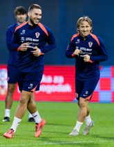 Marko Pjaca en Luka Modric © Getty Images