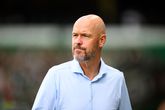 Erik ten Hag treurt. ©Getty Images.