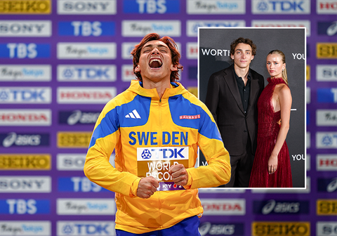 Polsstokfenomeen Armand Duplantis steelt de show in Parijs: verloofde Desiré Inglander wordt op slag verliefd