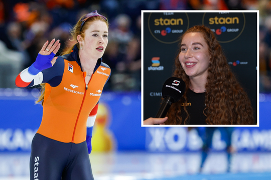 Michelle de Jong vol trots over 'super coole' keuze van schaatszus Antoinette Rijpma-de Jong: 'Heel bijzonder'