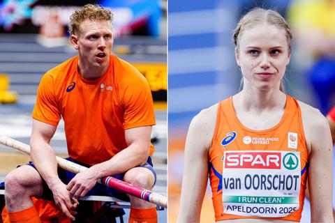 Nederlands atletiekkoppel geniet na van hele speciale dag: 'De tijd vliegt'