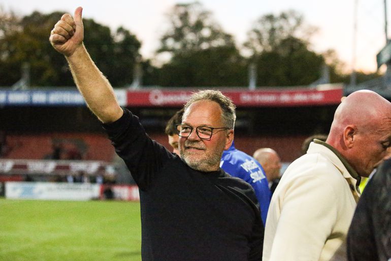 Mijlpaal voor Cambuur-trainer Henk de Jong: 'Hadden ze bij de KNVB niet gedacht'