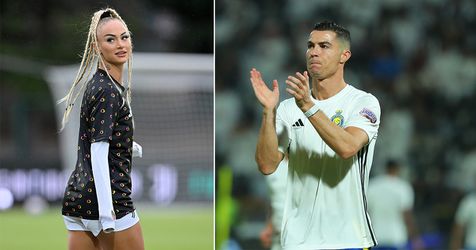 'Meest sexy voetbalster ter wereld' trekt aandacht van Cristiano Ronaldo in pikant Halloween-kostuum