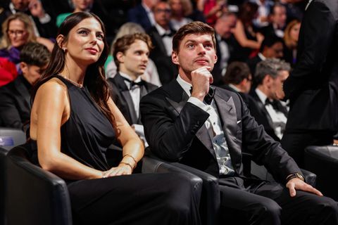 Max Verstappen en Kelly Piquet staan stil bij bijzondere dag: 'Blijer kan ik niet zijn'